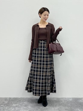 uemiさん（レディース・163cm）の秋コーディネート