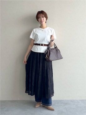 uemiさん(レディース・163cm)の夏コーディネート