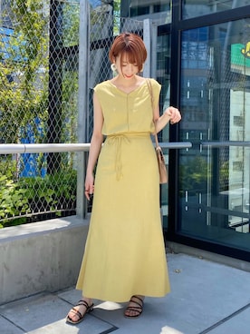 uemiさん（レディース・163cm）の夏コーディネート