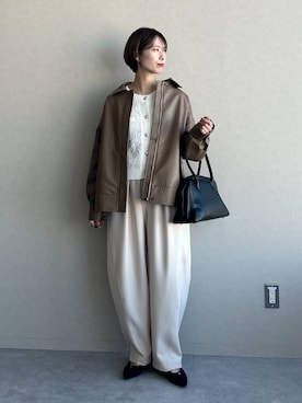 uemiさん（レディース・163cm）の冬コーディネート