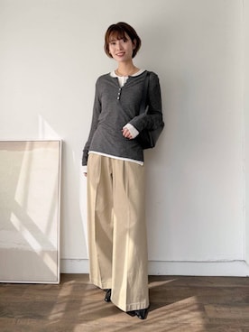 uemiさん（レディース・163cm）の春コーディネート