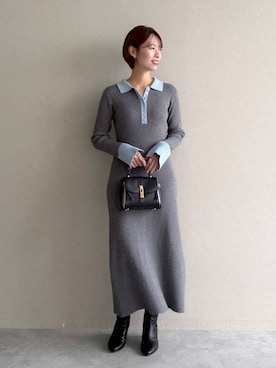 uemiさん（レディース・163cm）の冬コーディネート