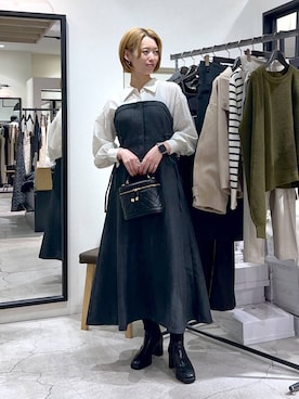 uemiさん（レディース・163cm）の秋コーディネート