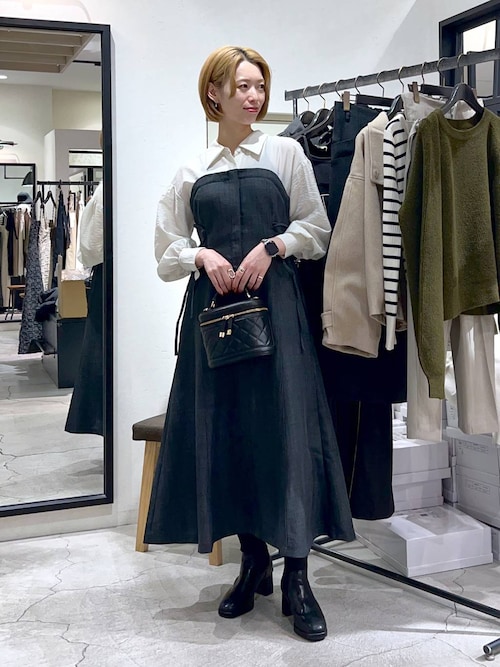 ドッキングレースアップワンピ 148919（ワンピース）｜mysty woman