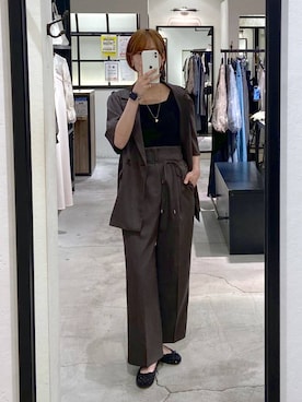 uemiさん（レディース・163cm）の春コーディネート