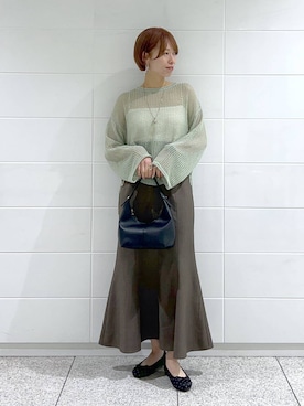 uemiさん（レディース・163cm）の春コーディネート