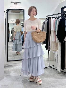 uemiさん（レディース・163cm）の夏コーディネート