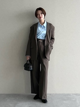 uemiさん（レディース・163cm）の秋コーディネート