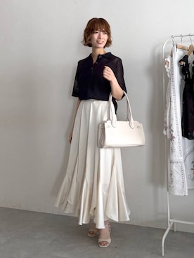 uemiさん（レディース・163cm）の春コーディネート