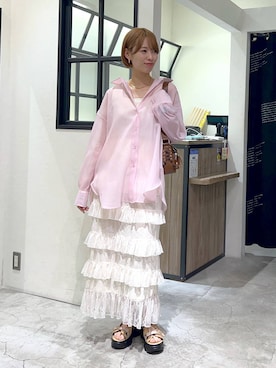 uemiさん（レディース・163cm）の春コーディネート