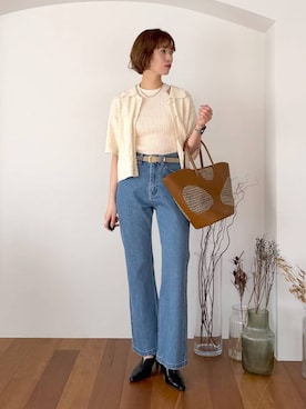 uemiさん（レディース・163cm）の春コーディネート