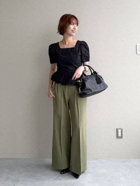 uemiさん（レディース・163cm）の春コーディネート