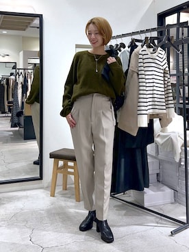 uemiさん（レディース・163cm）の秋コーディネート