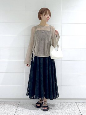 uemiさん（レディース・163cm）の春コーディネート