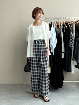 「mysty woman」｜uemiさん（レディース・163cm）の夏コーディネート