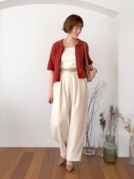 uemiさん（レディース・163cm）の春コーディネート