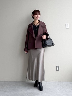 uemiさん（レディース・163cm）の秋コーディネート