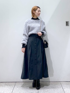 uemiさん（レディース・163cm）の冬コーディネート