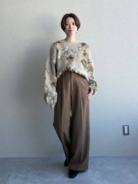 uemiさん（レディース・163cm）の冬コーディネート