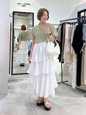 uemiさん（レディース・163cm）の夏コーディネート