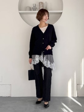 uemiさん（レディース・163cm）の冬コーディネート