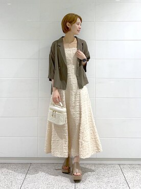 uemiさん（レディース・163cm）の夏コーディネート