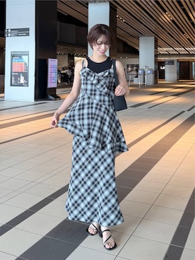 uemiさん(レディース・163cm)の夏コーディネート