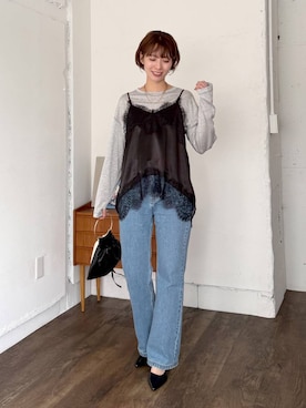 uemiさん（レディース・163cm）の春コーディネート