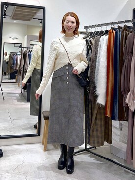 uemiさん（レディース・163cm）の秋コーディネート