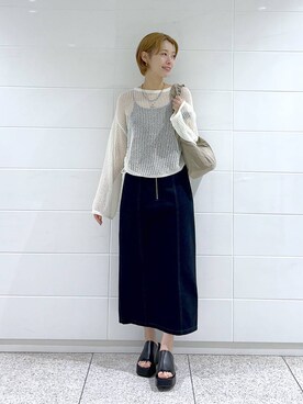 uemiさん（レディース・163cm）の夏コーディネート