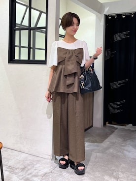 uemiさん（レディース・163cm）の夏コーディネート