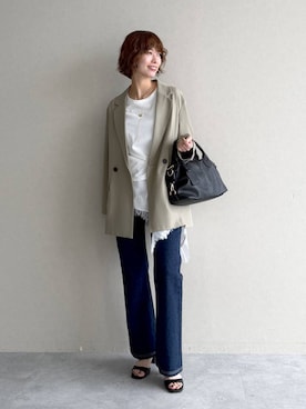 uemiさん（レディース・163cm）の春コーディネート