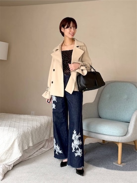 uemiさん（レディース・163cm）の秋コーディネート