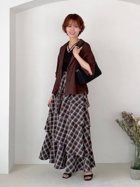 uemiさん（レディース・163cm）の夏コーディネート