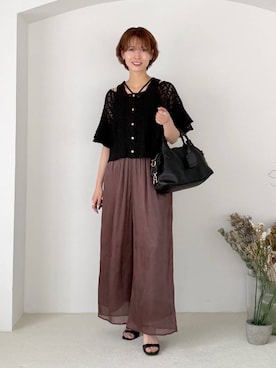 uemiさん（レディース・163cm）の夏コーディネート