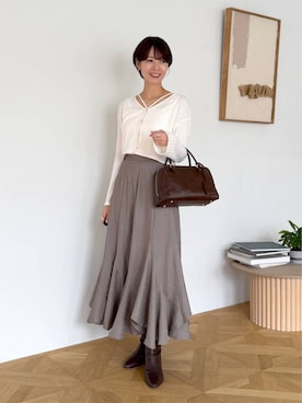 uemiさん（レディース・163cm）の秋コーディネート