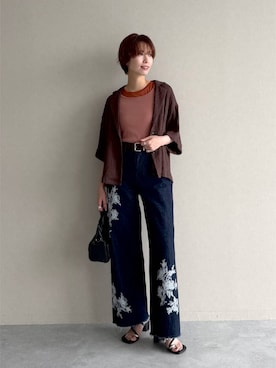 uemiさん（レディース・163cm）の夏コーディネート