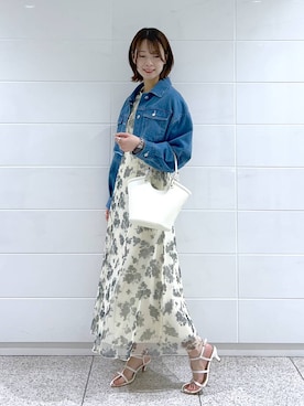 uemiさん（レディース・163cm）の春コーディネート