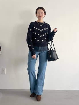「アイテム（ハンドバッグ）」を使った、uemiさん（レディース・163cm・30代）の冬コーディネート