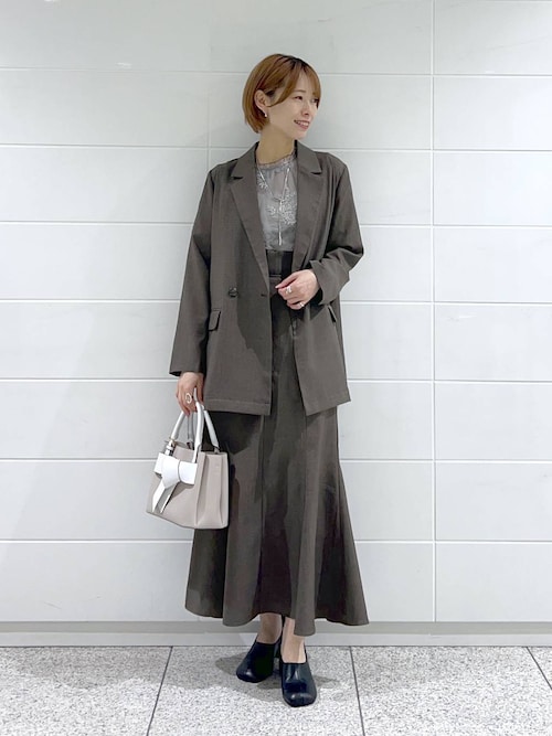 セール】フローラル刺繍フレアスリーブブラウス 320879（シャツ