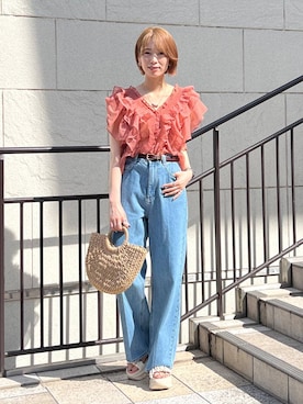 uemiさん（レディース・163cm）の春コーディネート