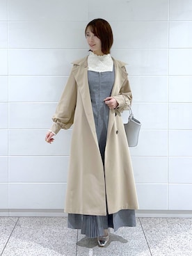 uemiさん（レディース・163cm）の春コーディネート