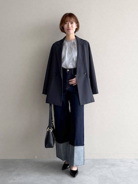 uemiさん（レディース・163cm）の春コーディネート