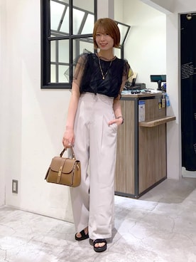 uemiさん（レディース・163cm）の春コーディネート