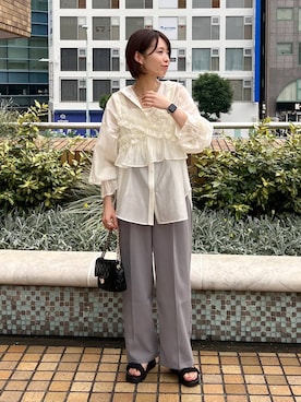 uemiさん（レディース・163cm）の夏コーディネート