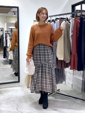 uemiさん（レディース・163cm）の秋コーディネート