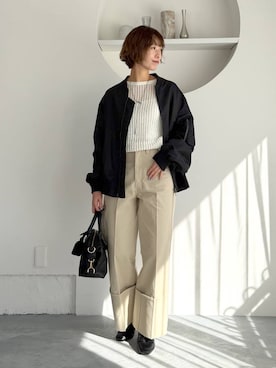 uemiさん（レディース・163cm）の冬コーディネート