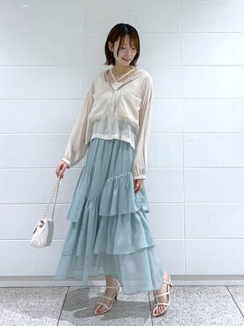 uemiさん（レディース・163cm）の春コーディネート