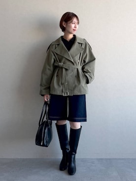 uemiさん（レディース・163cm）の冬コーディネート