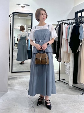 uemiさん（レディース・163cm）の春コーディネート